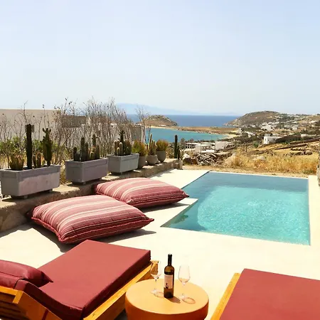 Villa Piccolo With Private Pool And Sea View Kalafatis
