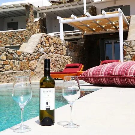 Вилла Piccolo With Private Pool And Sea View Калафатис